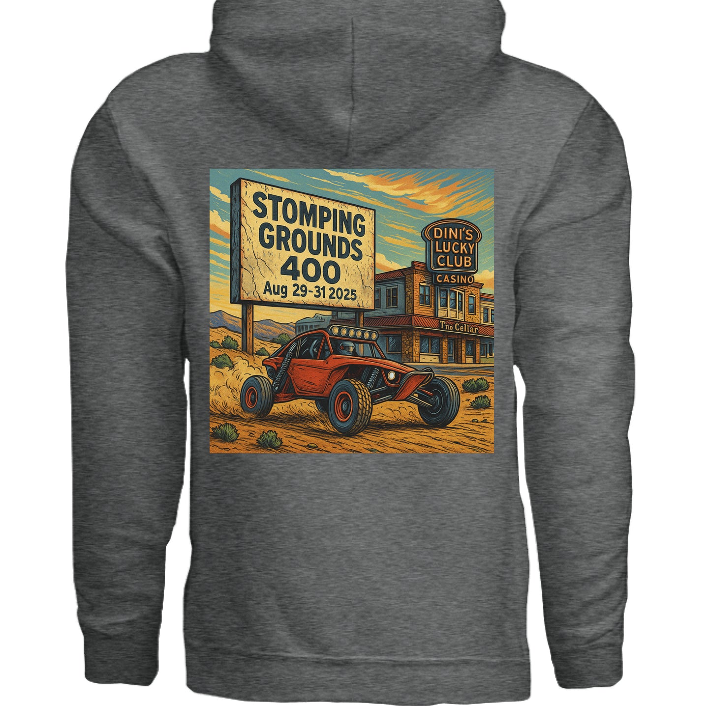 Charcoal Heather - BACK